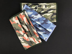 Design-Gesichtsaccessoires Camouflage (10er Set)